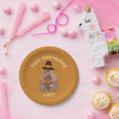 Assiettes En Carton Thanksgiving Turkey Leg Armadillo Texas (Fête)