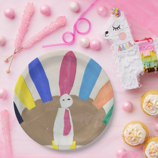 Assiettes En Carton Thanksgiving Turquie (Fête)