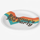 Assiettes En Carton That 70s Birthday Party  (Angle)