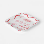 Assiettes En Carton That’s Amore Italian Doodles Wedding (Angulaire)
