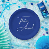 Assiettes En Carton That's Amore Mediterranean Cobalt Blue  (Fête)