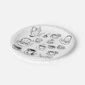 Assiettes En Carton Thé (Angle)