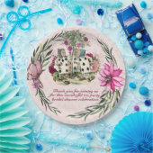 Assiettes En Carton Thé dansant de mariage sur le thème de l'alice au  (Fête)