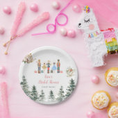 Assiettes En Carton Thé de mariage de Noël Casse-Noisette (Fête)