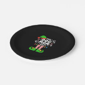 Assiettes En Carton The Dog Mom Elf Xmas Funny Dogs lover Christmas Do (Angle)