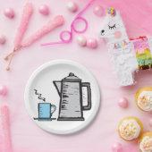 Assiettes En Carton Thé Et Coupe (Fête)