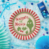 Assiettes En Carton The Grinch | Naughty or Nice (Fête)