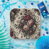 Assiettes En Carton The Hanging Gardens of the Arcane – Gothic Floral (Fête)