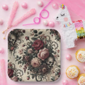 Assiettes En Carton The Hanging Gardens of the Arcane – Gothic Floral (Fête)