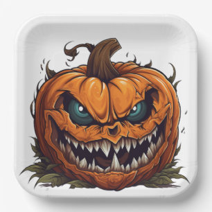 Assiettes en carton  The Magic Within the Pumpkin