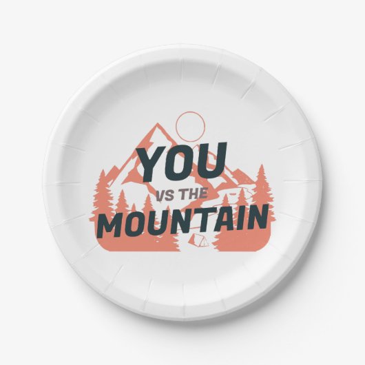 Assiettes En Carton The Mountains are calling and I must go (Devant)