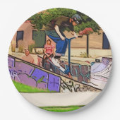 Assiettes En Carton The Nosedive Landing - Scooter Rider Trick (Devant)