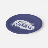 Assiettes En Carton The Polar Express | Polar Bears Retro Graphic (Angle)