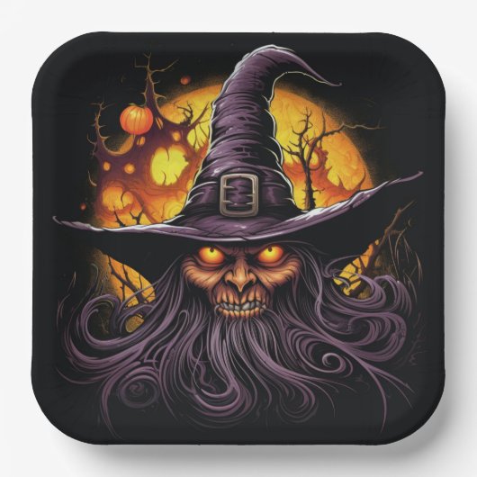 Assiettes en carton The Pumpkin Patch Enigma (Recto)