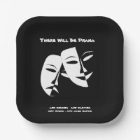 Théâtre Masque Comédie Tragédie Black White Drama