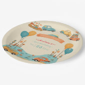 Assiettes En Carton Thème anniversaire de enfant (Angle)