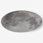 Assiettes En Carton Thème Astronomie Pleine lune (Angle)