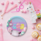 Assiettes En Carton Thème Cotton Candy (Fête)