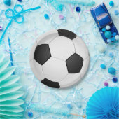 Assiettes En Carton Thème d'anniversaire de football (Fête)