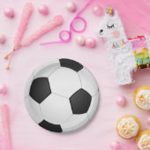 Assiettes En Carton Thème d'anniversaire de football (Fête)