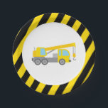 Assiettes En Carton Thème de construction fête d'anniversaire<br><div class="desc">Attention ! Avez-vous un petit commerçant en préparation ? Célébrez votre travailleur dur avec ce design d'anniversaire amusant et frais de camion de construction! Ce design est doté d'un casquette dur, d'un ruban de prudence et de trois véhicules de construction, et est entièrement personnalisable avec les fournitures de partie assorties...</div>