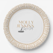 Assiettes En Carton Thème de cuisine pour enterrement de vie de jeune  (Devant)