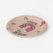 Assiettes En Carton Thème de fête chrétienne (Angle)