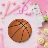 Assiettes En Carton Thème de fête d'anniversaire de basket (Fête)