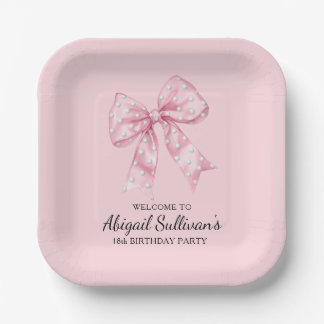 Assiettes En Carton Thème de golf pour fête d'anniversaire 18 ans avec