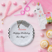 Assiettes En Carton Thème de la course à la victoire (Fête)