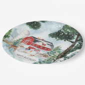 Assiettes En Carton Thème de la ferme | Fête d'anniversaire de la gran (Angle)