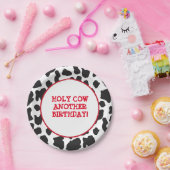 Assiettes En Carton Thème de la vache country (Fête)