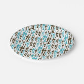 Assiettes En Carton Thème de trompette (Angle)