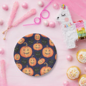 Assiettes En Carton Thème d'Halloween (Fête)