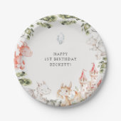 Assiettes En Carton Thème Dragon Anniversaire (Devant)