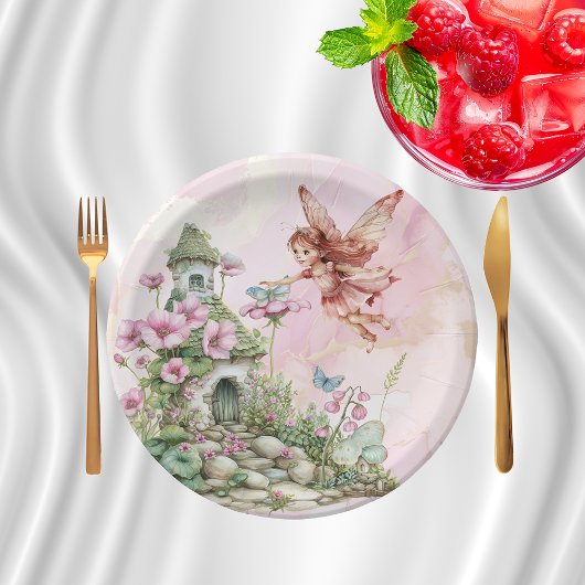 Assiettes En Carton Thème Fairy Whimsical