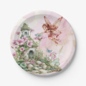 Assiettes En Carton Thème Fairy Whimsical (Devant)