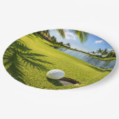 Assiettes En Carton Thème golf Floride (Angle)