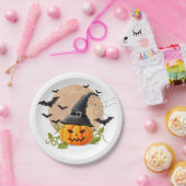 Assiettes En Carton Thème Halloween (Fête)