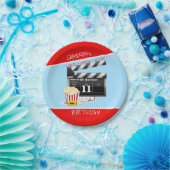 Assiettes En Carton Thème Hollywood 11ème anniversaire (Fête)