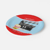 Assiettes En Carton Thème Hollywood 11ème anniversaire (Angle)