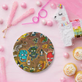 Assiettes En Carton Thème japonais (Fête)