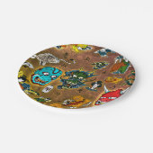 Assiettes En Carton Thème japonais (Angle)