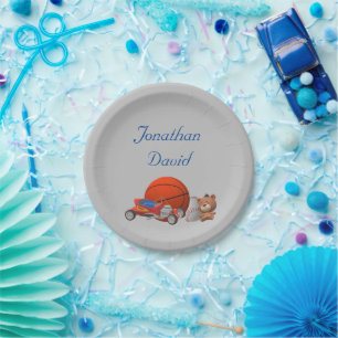 Assiettes En Carton Thème Jouets de Garçon