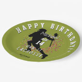Assiettes En Carton Thème LaCrosse Plaques papier d'anniversaire HAMby (Angle)