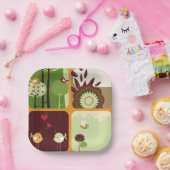 Assiettes En Carton Thème Nature (Fête)