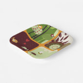 Assiettes En Carton Thème Nature (Angulaire)