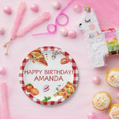 Assiettes En Carton Thème Pizza Anniversaire (Fête)