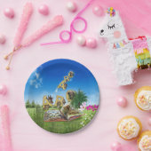 Assiettes En Carton Thèmes ABC Capital Alphabet. (Fête)