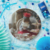 Assiettes En Carton "Thés" la saison (Fête)